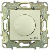 SE Unica Беж Светорегулятор поворотный 40-400W для л/н и г/л с обмот. тр-ром, перекл
