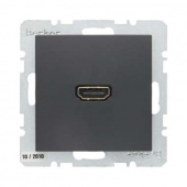 Розетка HDMI-CABLE, B.x, цвет: антрацитовый
