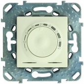 SE Unica Беж Регулятор тёплого пола 10А, с датчиком (без функц. откл.)