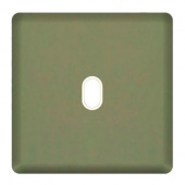 FD04320GO-A Монтаж. плата для выключателя тумблерного типа с 1 коннектором, цвет green olive/беж