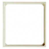 Переходная рамка для центральной панели 50 x 50 мм цвет: белый, с блеском Berker S.1