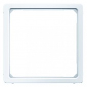 Переходная рамка для центральной панели 50 x 50 мм, Q.1, цвет: полярная белизна, с эффектом бархата