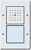 Gira TX-44 Бел Вызывная станция (аудио) наружного монтажа, на 1 абонента, белая подсветка