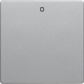 Клавиша с надписью «0», Q.1/Q.3, цвет: алюминиевый, с эффектом бархата