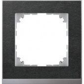 M-Pure Décor 1-постовая рамка, сланец/цвет алюминия