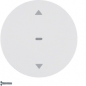 Кнопка для вставки жалюзи, R.1/R.3, цвет: полярная белизна