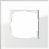 Gira ESP Белое стекло Рамка 1-ая