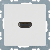 Розетка HDMI-CABLE, Q.1/Q.3, цвет: полярная белезна