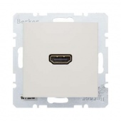 Розетка HDMI-CABLE, S.1, цвет: с 90 ° -угол поворота S.1 белая глянцевая