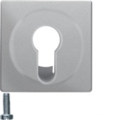 Центральная панель для замочных выключателей/кнопок, Q.1/Q.3, цвет: алюминиевый, с эффектом бархата