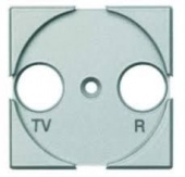 Axolute Лицевая панель для розеток TV + FM, цвет алюминий