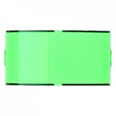 Защитная пластина для накладки информационного светового сигнала цвет: зеленый Комплектующие