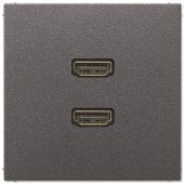 JUNG LS 990 Антроацит Розетка HDMI 2-я 