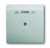 ABB BJE Impuls Серебро металлик Накладка карточного выключателя (мех 2025 U)