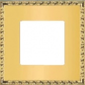 FD01211OR Рамка на 1 пост, гор/верт. цвет real gold