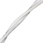 FD10323 Электрический гибкий кабель в шелковой оплетке 2х1,0мм2 (50 метров), цвет белый