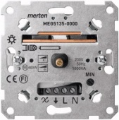 Merten Мех Светорегулятор поворотный 60-1000ВА для л/н и обм тр-ров