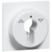 Nova, Центральная плата для мех-ов кнопочных выключателей с фиксатором положения рольставней, белый