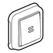 Legrand Plexo Белый Выключатель 1-клавишный с/п кнопочный(НО+НЗ- контакт)встраиваемый,в сборе IP55