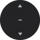 Кнопка для вставки жалюзи, R.1/R.3, цвет: черный