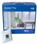 Devidry Pro Kit 55. Комплект включает в себя: Devireg 535 + датчик пола + кабель 3 м,10А + ключ для 