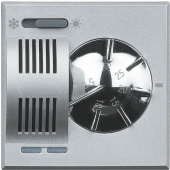 BT Axolute  Алюминий Электронный комнатный термостат со встроенным переключателем режимов 2 А, 250 В
