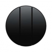 Клавиши для трехклавишного выключателя, R.1/R.3, цвет: черный