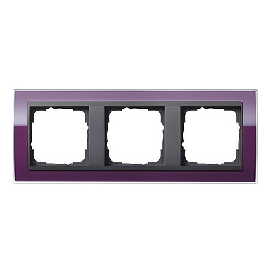 Gira EV CL Фиолетовый/антрацит Рамка 3-ая