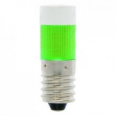 Лампа светодиода E10 цвет: зеленый Комплектующие