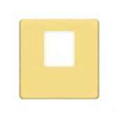 FD04317OB-A Монтажная плата для 1-го инф. разъема RJ-45, цвет bright gold беж.