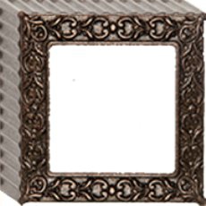 FD01521RC Рамка на 1 пост. (суппорт и кабельный ввод), цвет soft rustic copper