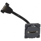 Celiane Розетка аудио/видео HDMI тип A с кабелем для подключения