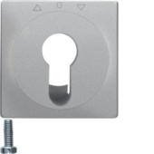Центральная панель для жалюзийного замочного выключателя/кнопки, Q.1/Q.3, цвет: алюминиевый, с эффек