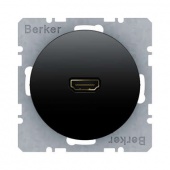 Розетка HDMI, R.1/R.3, цвет: черный