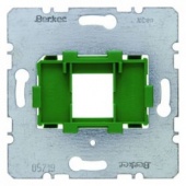 Опорная пластина с зеленой вставкой, 1-местная  Модульные механизмы