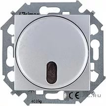Светорегулятор с управлением от ИК-пульта, проходной, 500Вт, 230В, винт. зажим, алюминий