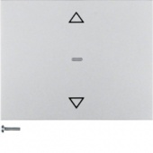 Кнопка для вставки жалюзи, K.5, цвет: алюминиевый